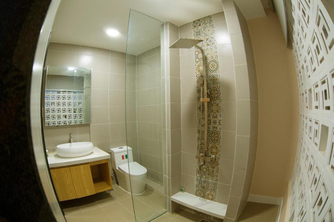 Thanh Thanh Mini Hotel Phan Ri Cua Bagian luar foto